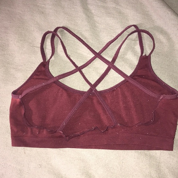 ‘Weekend please’ cross back sports bra - Picture 3 of 4